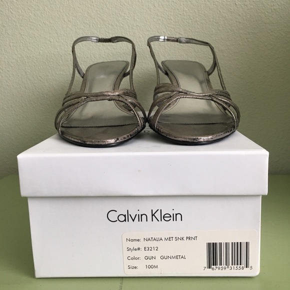 Calvin Klein Natalia Metallic Snake Print - Picture 3 of 6